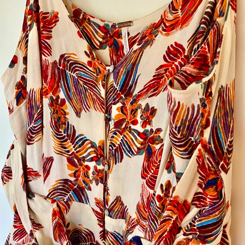 Free People Floral Romper